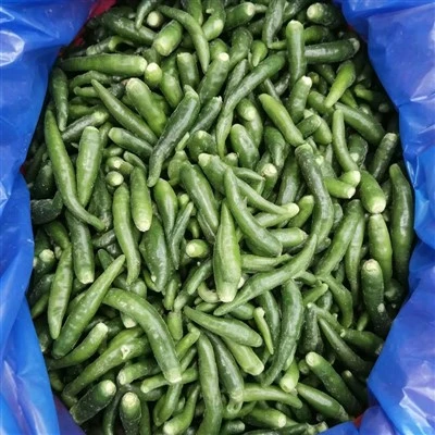 Peperoncino verde congelato IQF